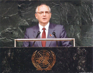 mikhail gorbachev UN